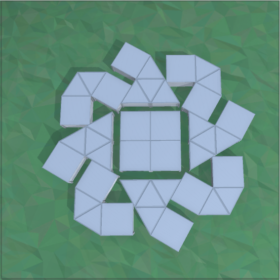 2x2 double stacked