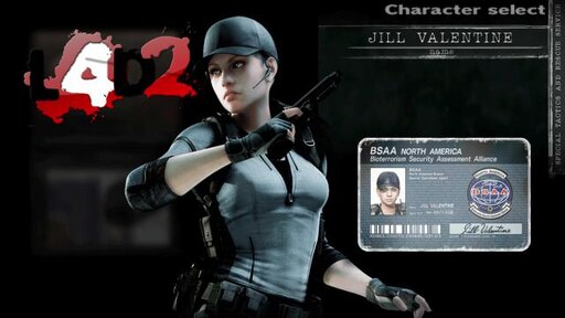 ゲームキャラクター BIOHAZARD JILL VALENTINE BSAA VERSION Jill Valentine | Resident Evil Wiki | Fandom