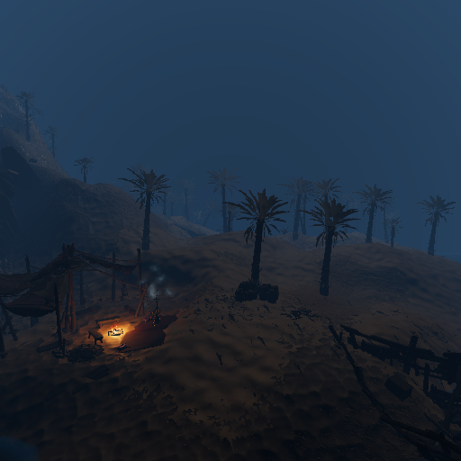 the island