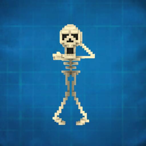 Pumpkintown Pointing Skellyton