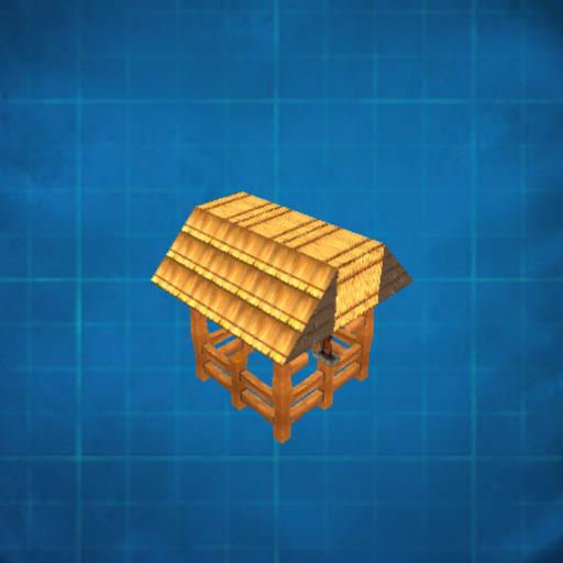 Wood Market Stall