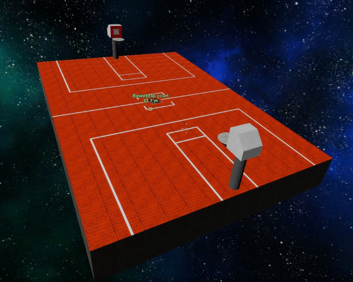 Basketball-court