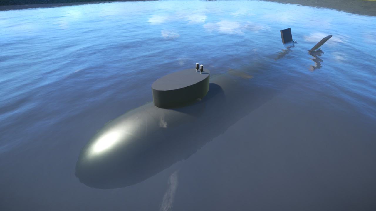 Simple military sub