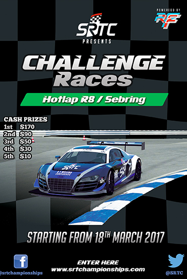 SRTC HOTLAP R8 SEBRING