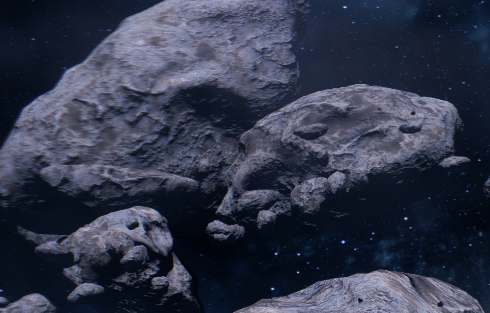 MEA Asteroid Field - VR Background