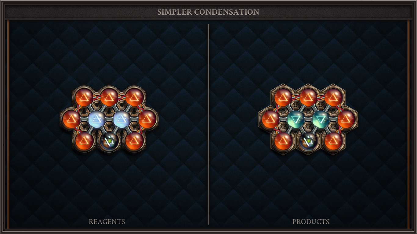 Simpler Condensation