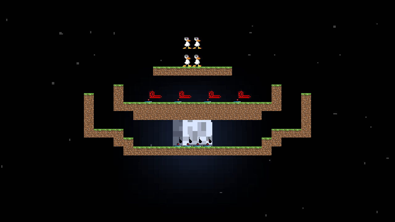 Minecraft and mods in duck game 2