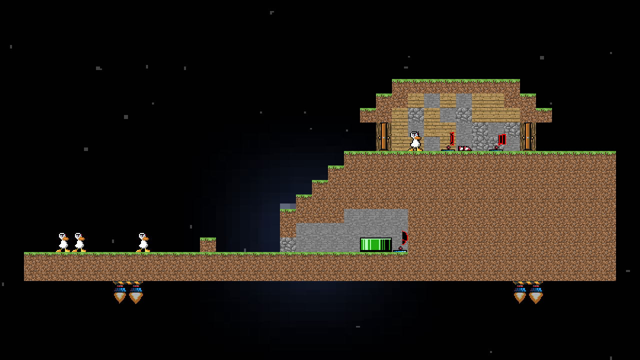 Minecraft and mods and mario in duck game 1