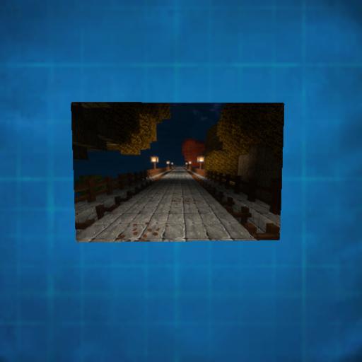 Moonlit Promenade Wall Frame