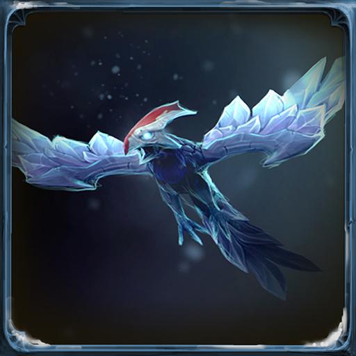 Arctic glacier mask - Bird