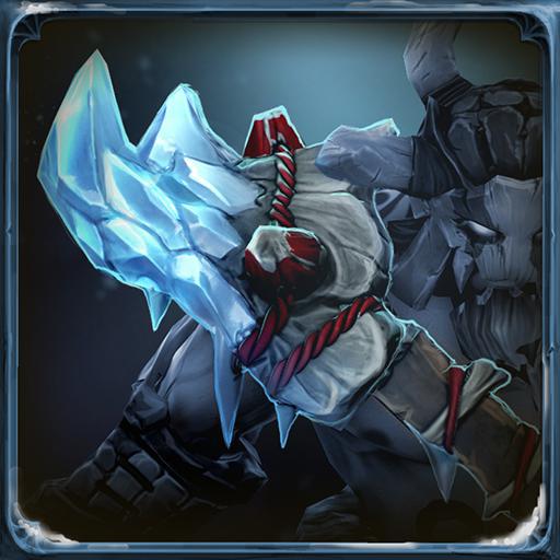Arctic glacier mask - Shoulder