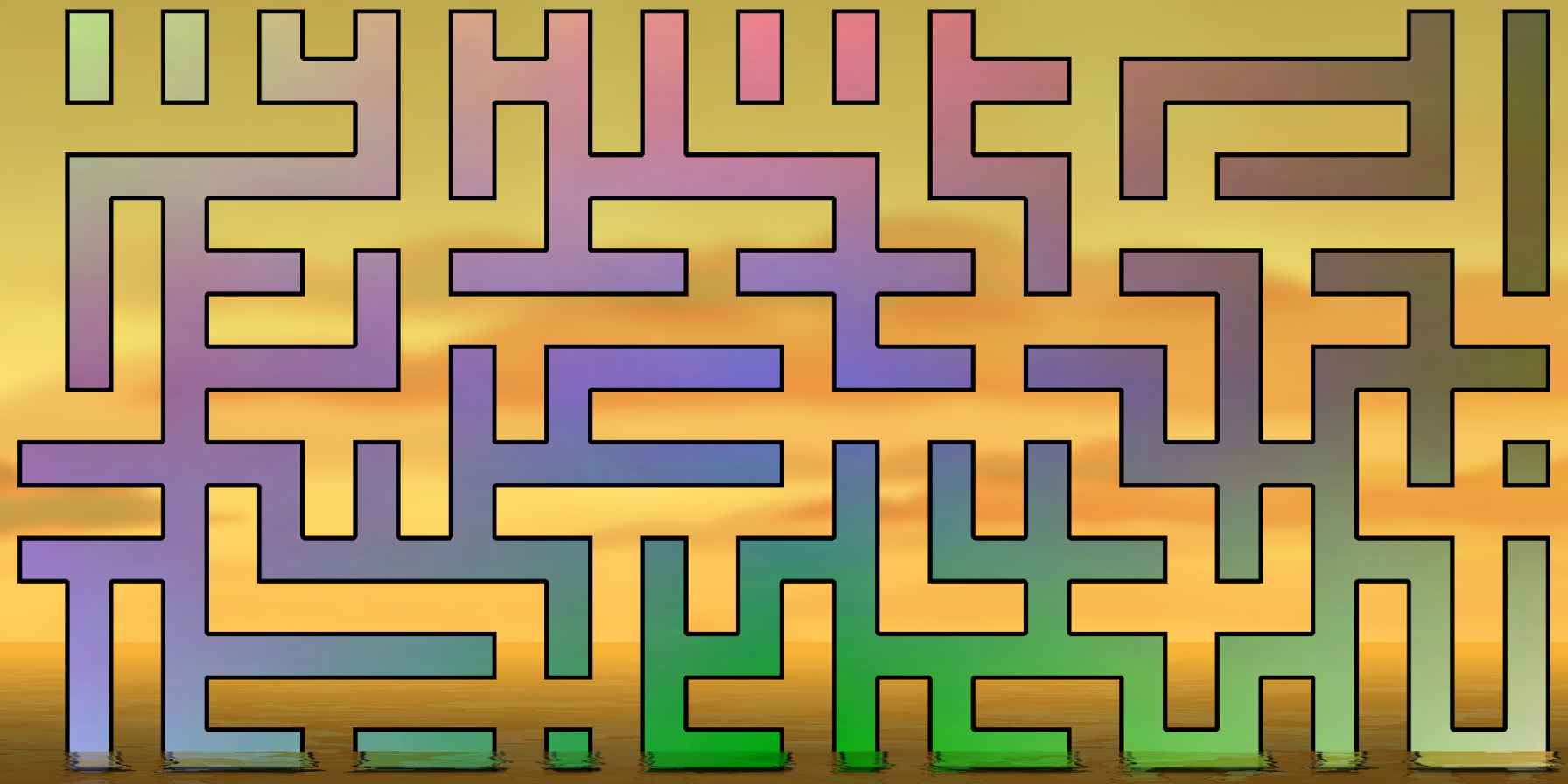 6ft6 Big Maze Wall
