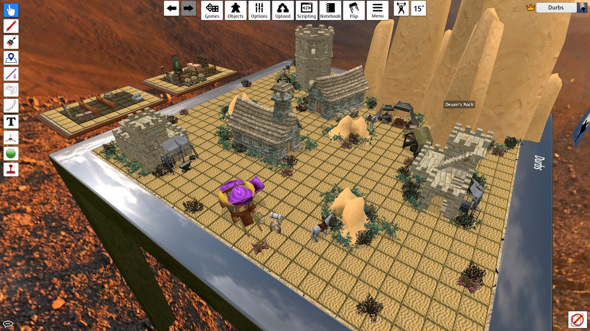D&D Desert Town