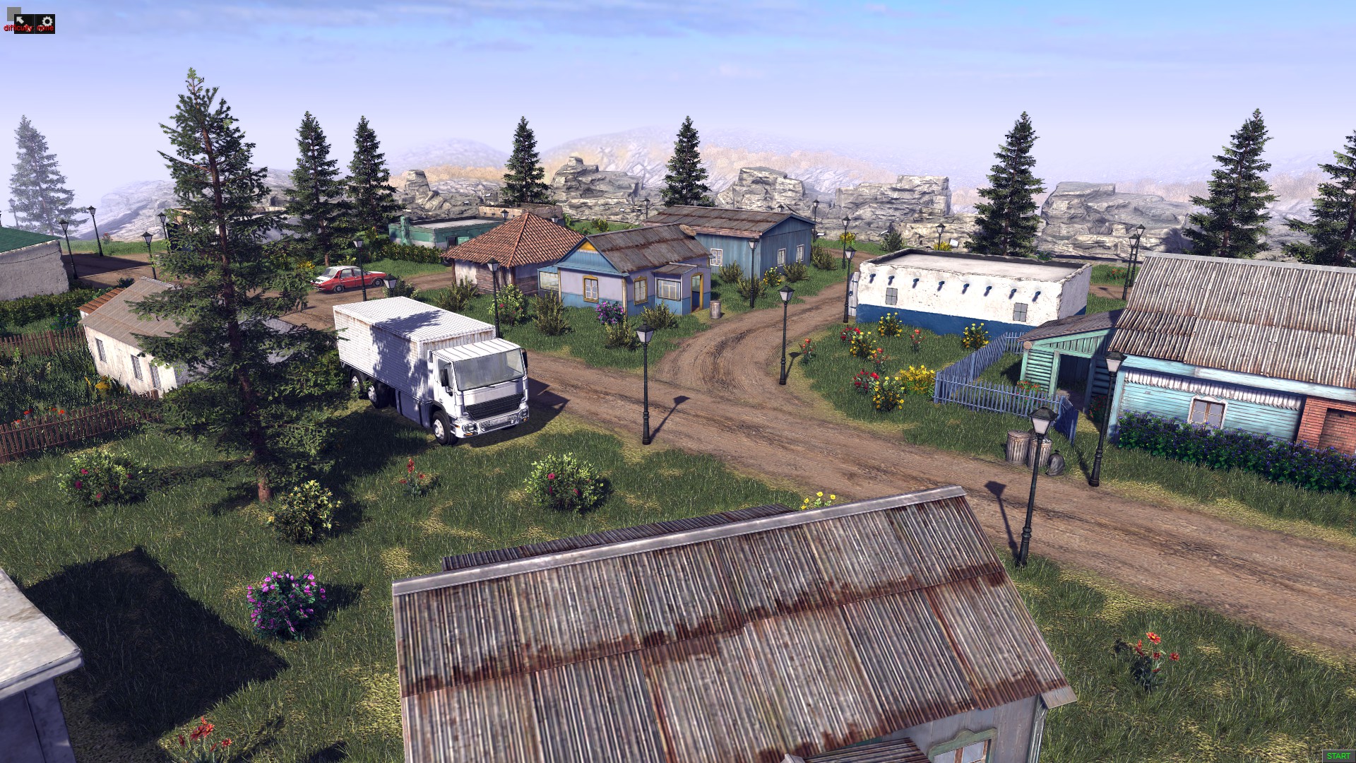 First person view town