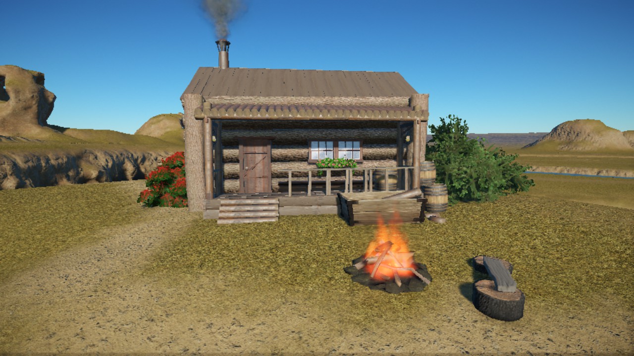 Medium Log Cabin - Forest Theme