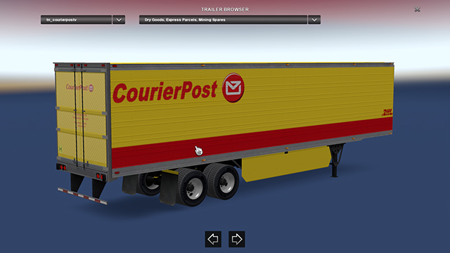 Standalone Courier Post Trailer
