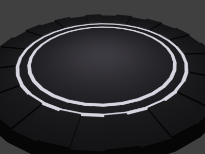 Dark Circular Holodeck