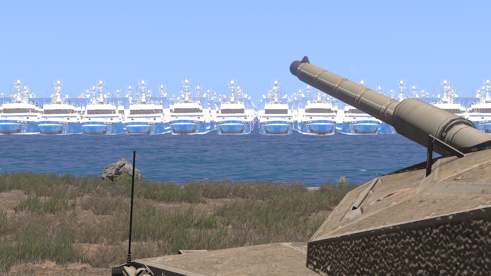 call of trawlers, Tank warfare
