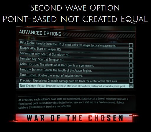 Steam Workshop::[WOTC] Point-Based Not Created Equal