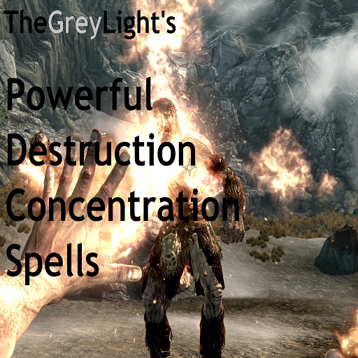 Powerful Destruction Concentration Spells