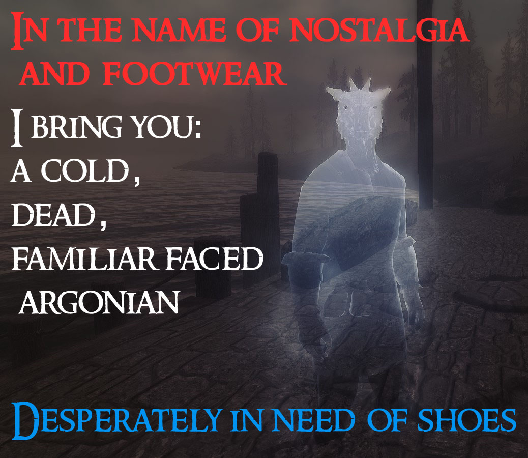 In the name of nostalgia and footwear