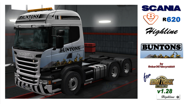Scania R620 V8 Highline – Buntons Texture (RJL)