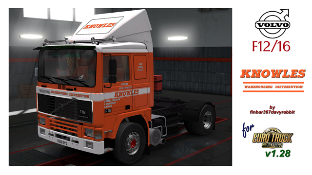 Volvo F12/16 of Knowles Warehousing (Volvo F Series)