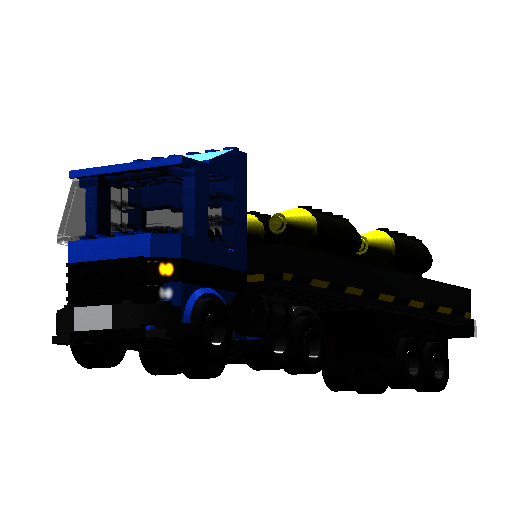 Truck with Bomb Trailer preview