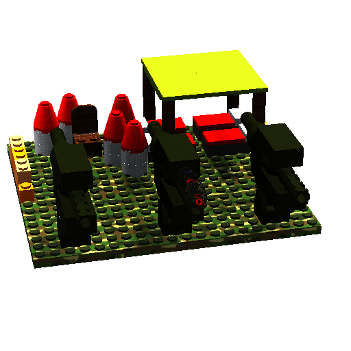 Artillery camp