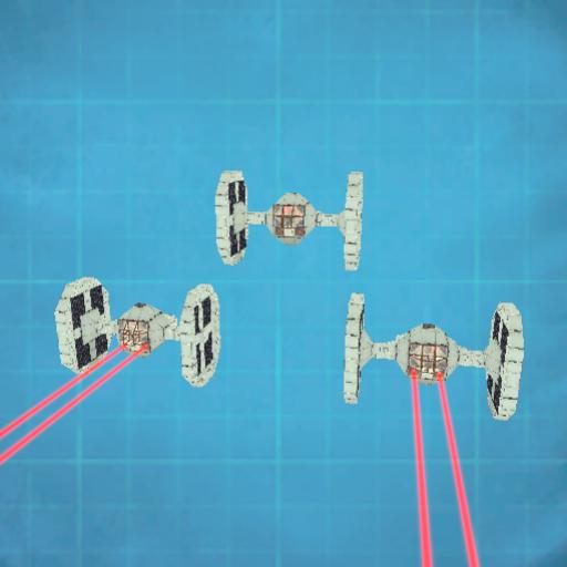 Star Wars T.I.E. Fighters Squadron of 3