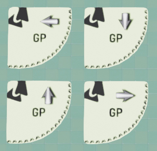 Direction rugs for GP
