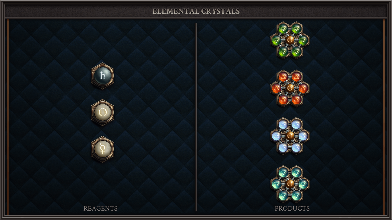 ELEMENTAL CRYSTALS