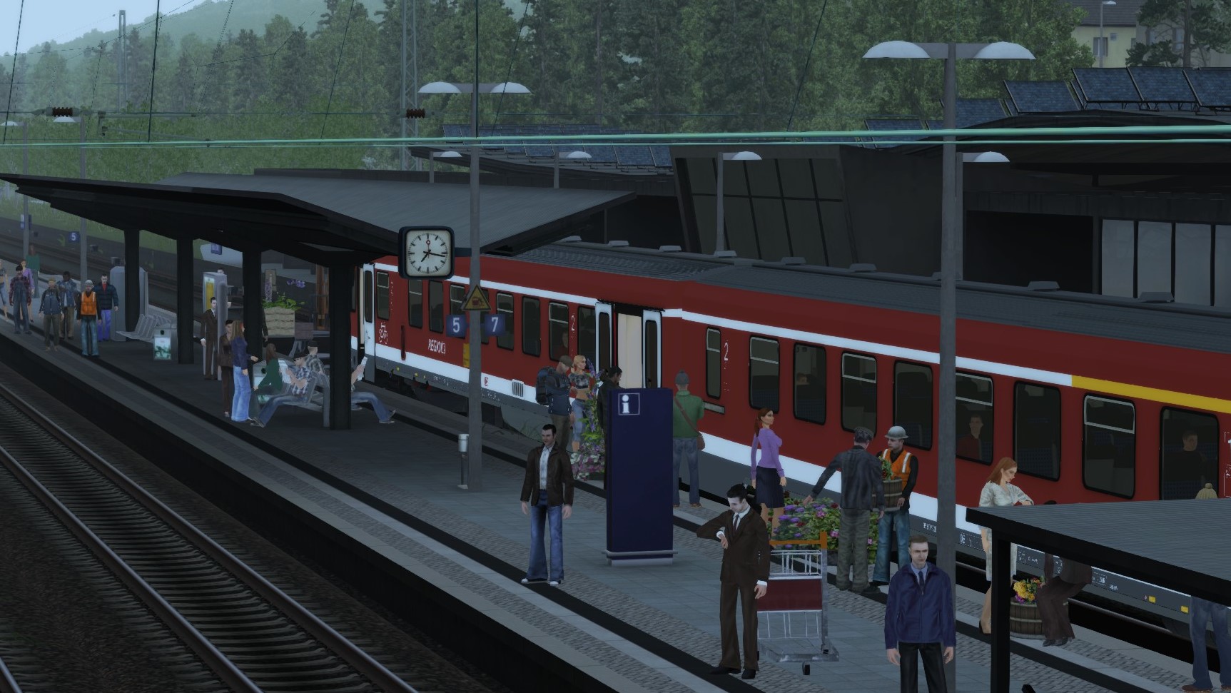 N.S225 (V2) Trier Horticultural Festival DB Br 628 from Traben Trarbach Part 1 of 2