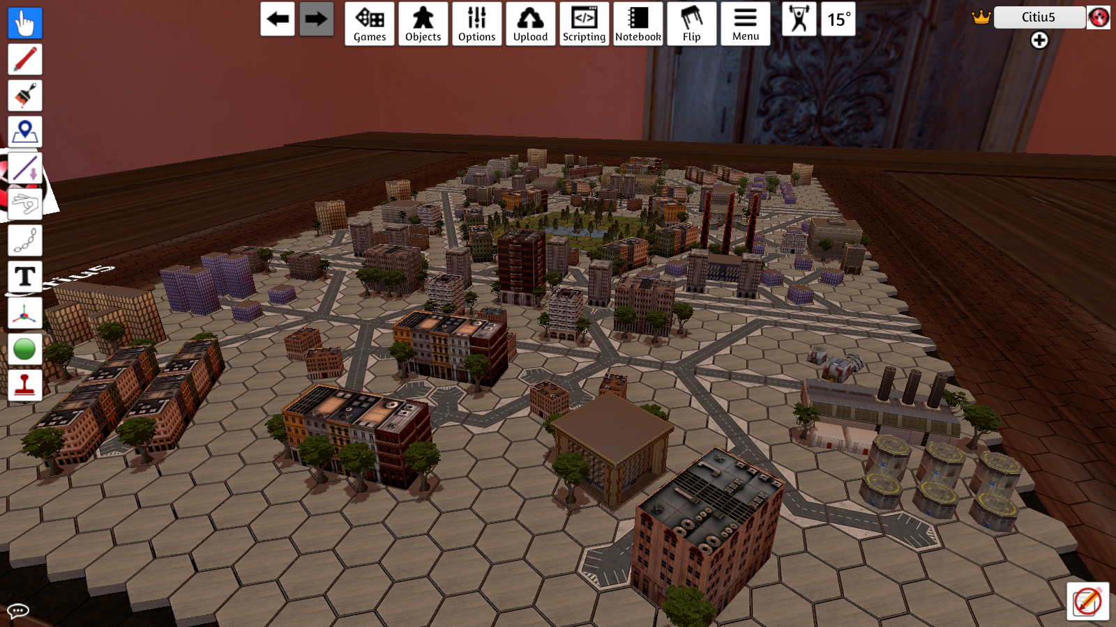 Citiu5 - Dieron City Battletech Map