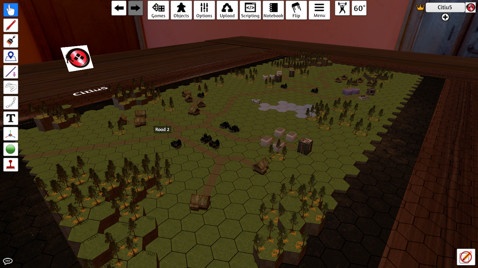 Citiu5 - Rural Byway Battletech Map
