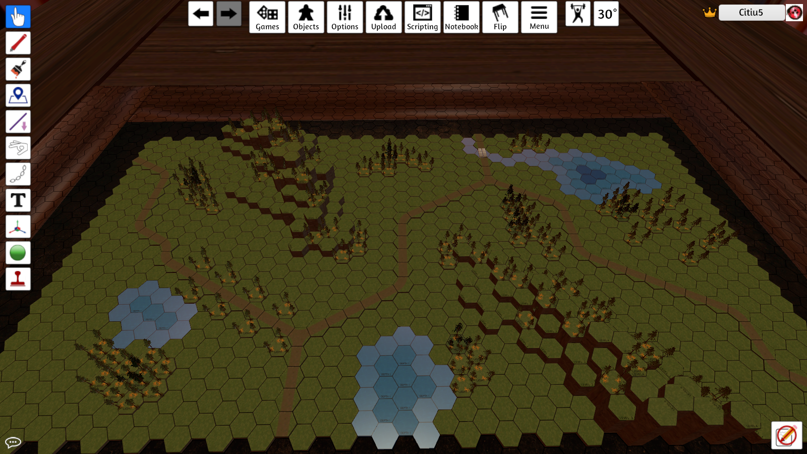 Citiu5 - Ridgerunner Battletech Map