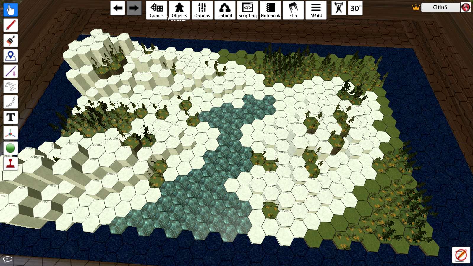 Citiu5 - Teiga Forest Battletech Map