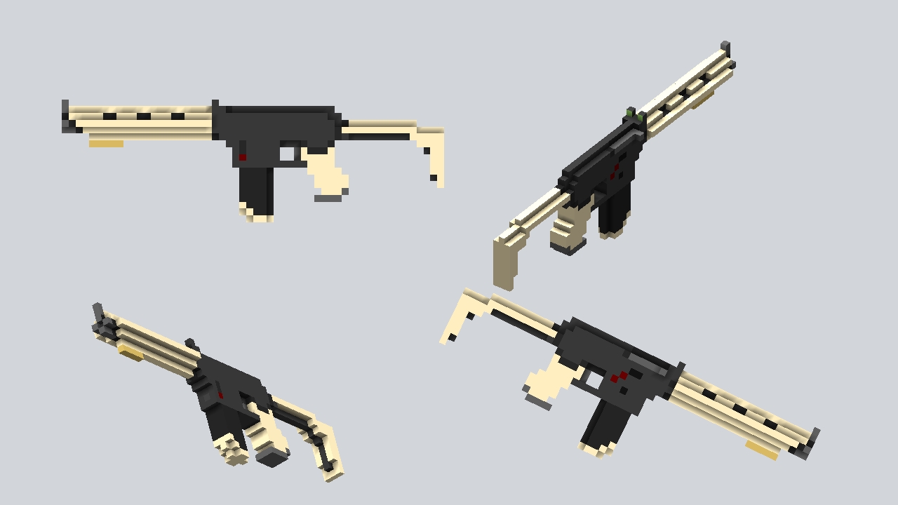 SCAR-15 White