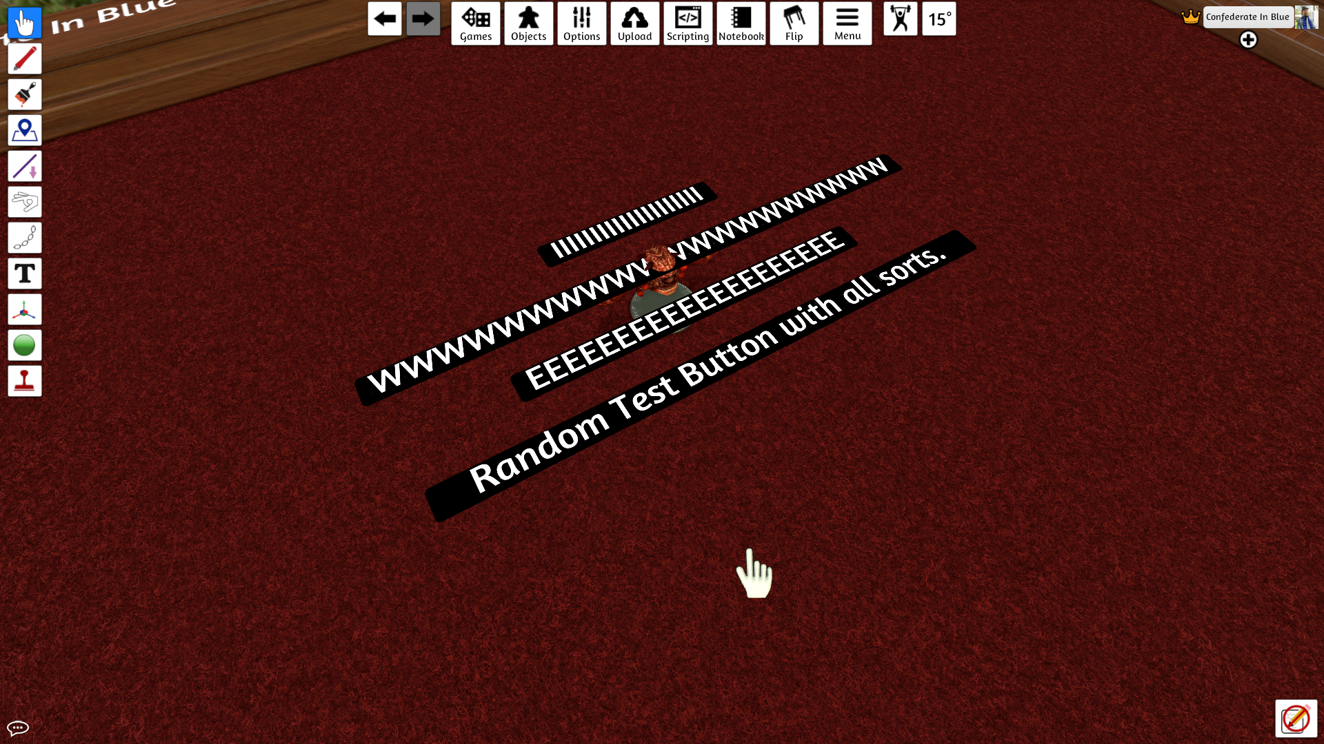 Automated Button Width Calculator script