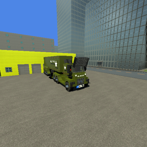 1960s US Army Big Rig and Military Cargo Trailer