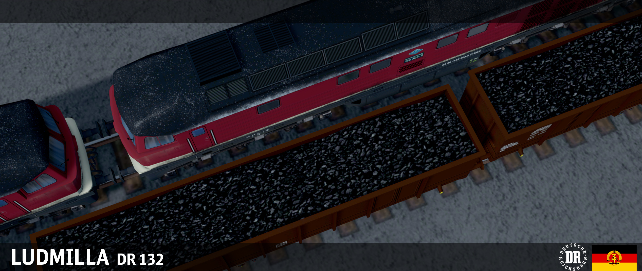 Brawa 41452 H0 Diesellocomotief BR 132 'Ludmilla' van de DR