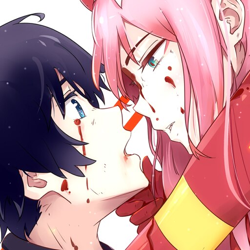 Steam Workshop::零二Zero Two | 浩Hiro | Kiss | Darling in the FranXX