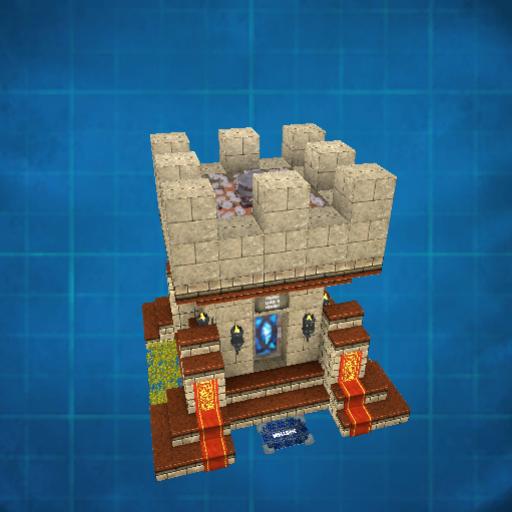 Medieval Mini Castle Tele House