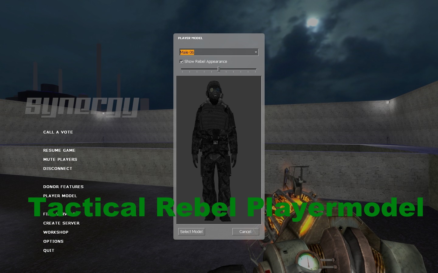 Tactical Rebel Playermodel