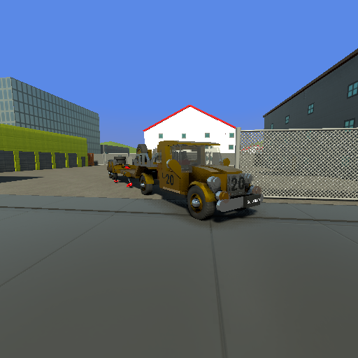 1930s truck and Trailer - Golden Dart trailer