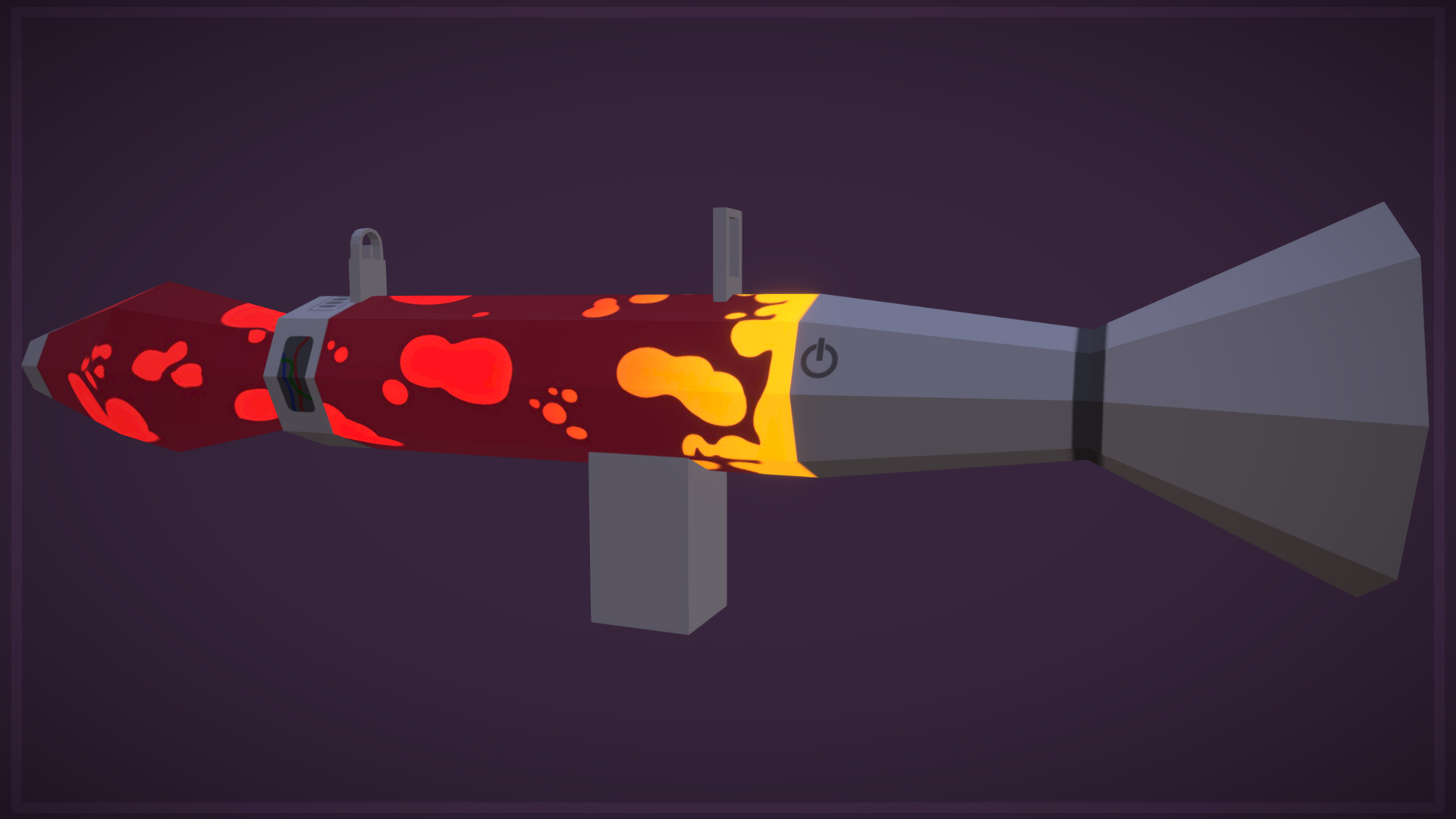 Lava lamp Rocket Launcher (Red)