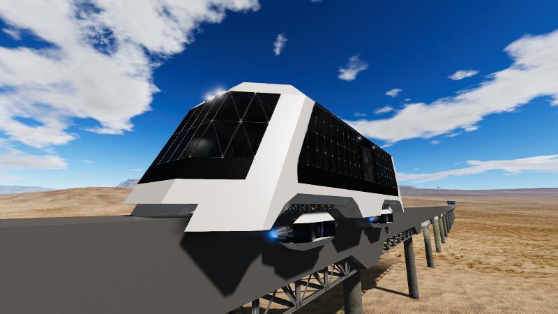 Modern Monorail Carriage