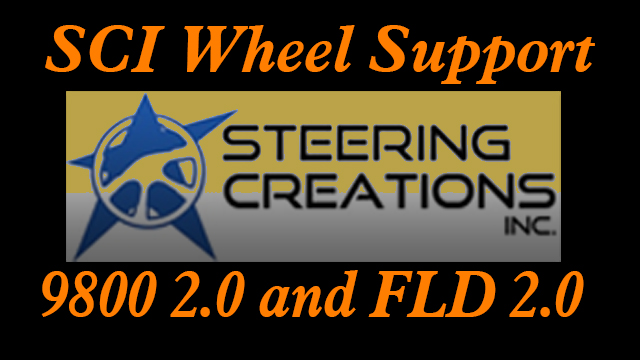 SCI Steering Wheel Support 9800 and FLD