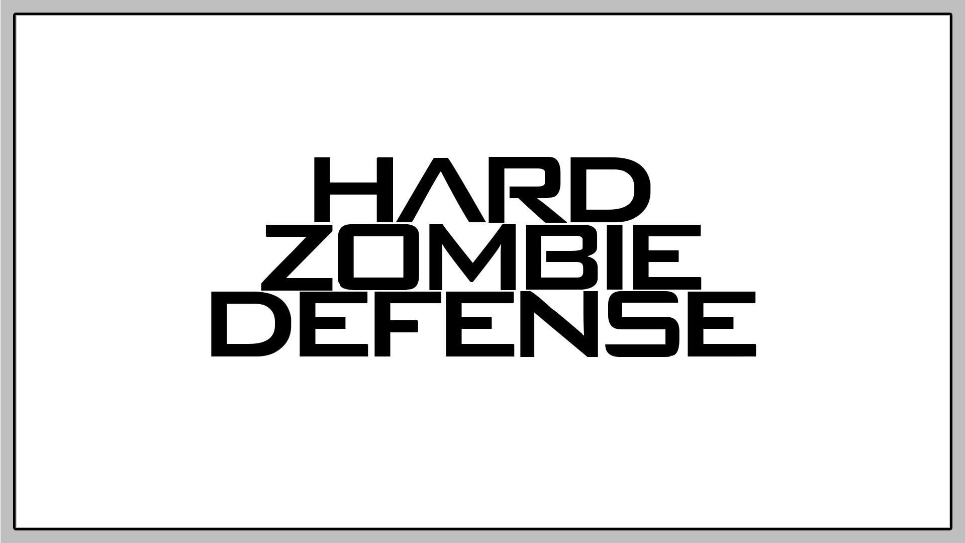 HARD ZOMBIE DEFENSE (V1.2)