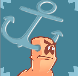 Anchor in the head HAT